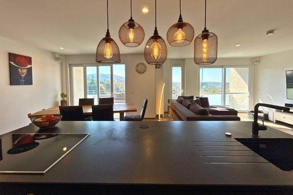 Traumhafter Ausblick beim Kochen