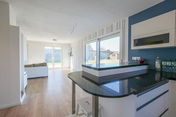 Blick in den Wohn Essbereich