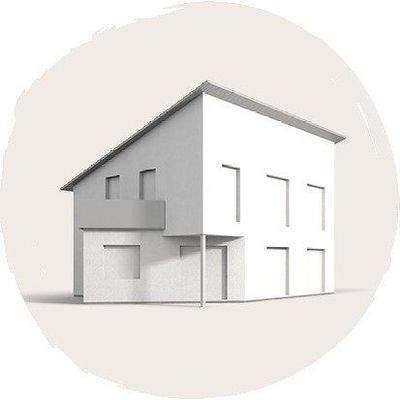 Home 7 Variante Pultdach und Eckterrasse 