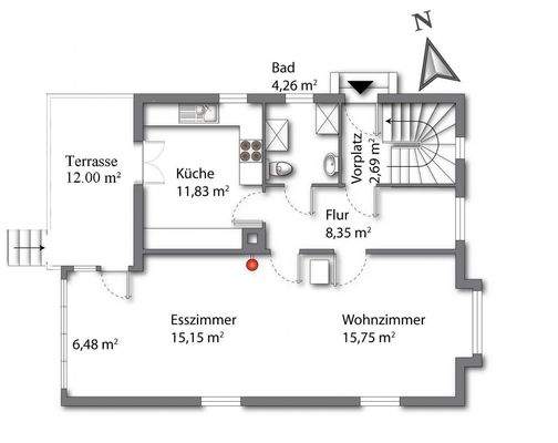 Grundriss Erdgeschoss