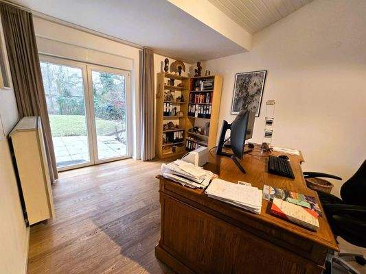 Arbeitszimmer, Blick Terrasse