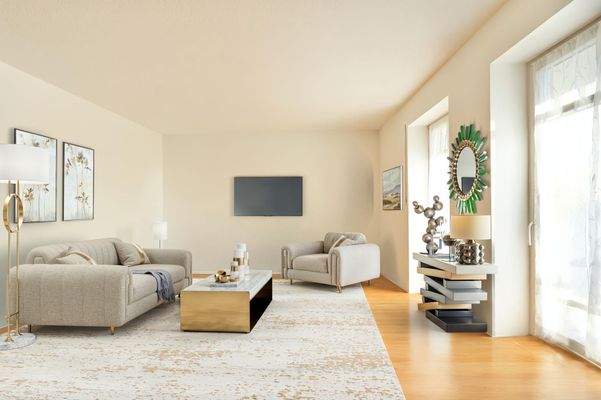 Wohnzimmer (Einrichtung visualisiert)