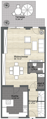 Grundriss Erdgeschoss
