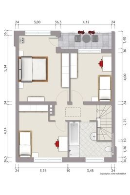 Grundriss Obergeschoss