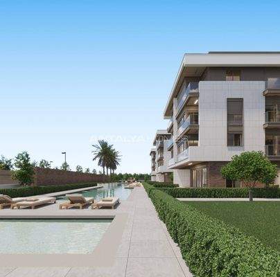 Mountain View Apartments with Communal Pool in Antalya Konyaalti