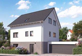 Haus 2 Eingang mit Garage