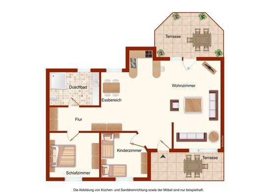 Grundriss Bungalow Paul