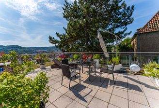 Terrasse mit einmaligen Blick