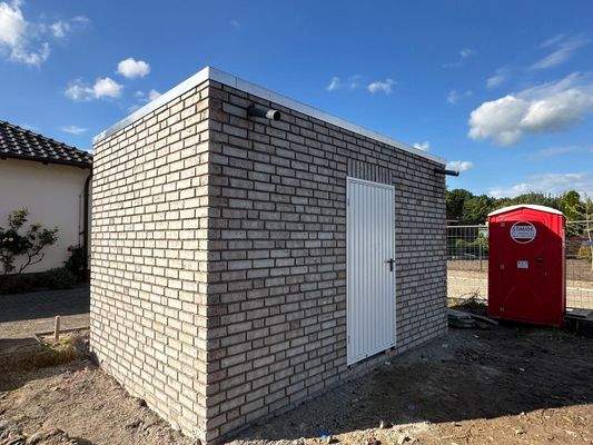 aktueller Bautenstand 05.09.2025 Abstellraum außen