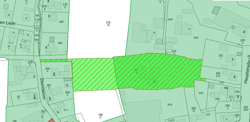 Lageplan - Grundstück