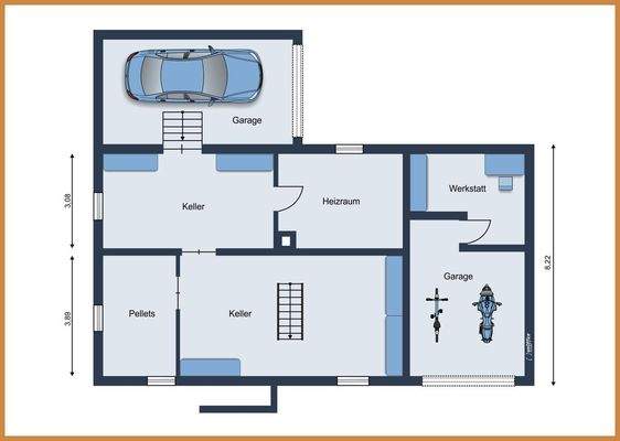 Grundriss Kellergeschoss