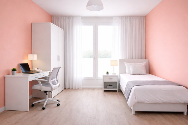 Schickes Privatzimmer mit Balkon – Warm miete 500