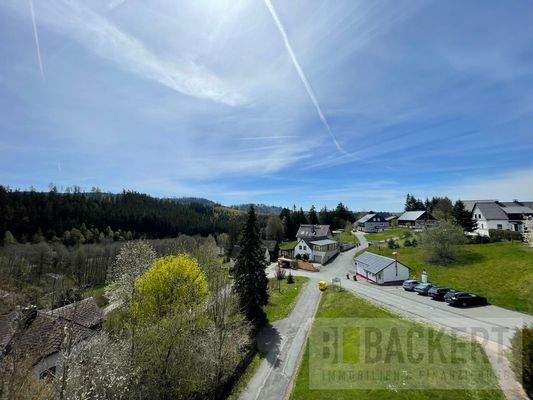 Aussicht vom Dachgeschoss