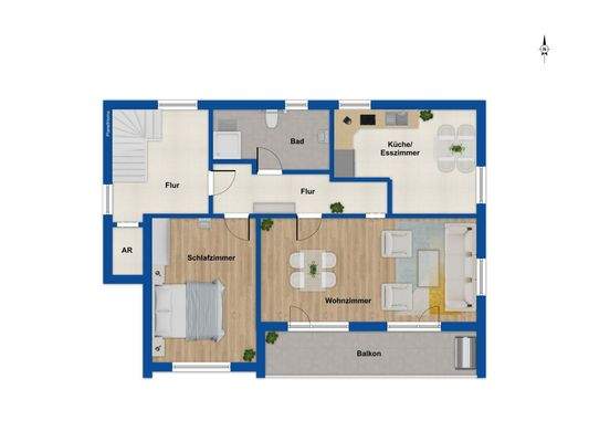 Grundriss Obergeschoss