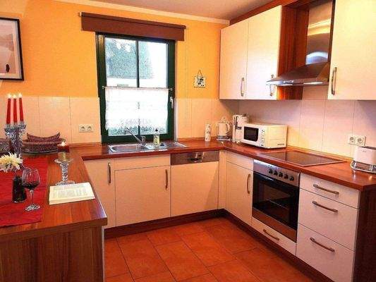 Küchenzeile des Hauses