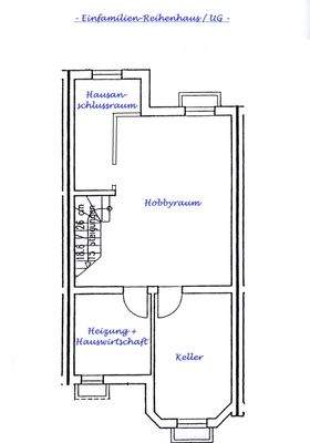 Grundriss Untergeschoss