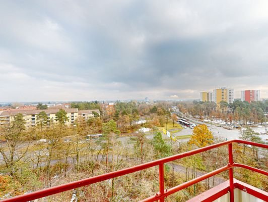 Ausblick Balkon