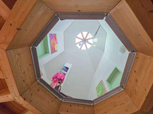 Lichtkuppel / Glasboden