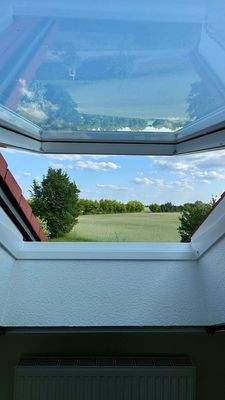 Ausblick Zimmer Dachgeschoss