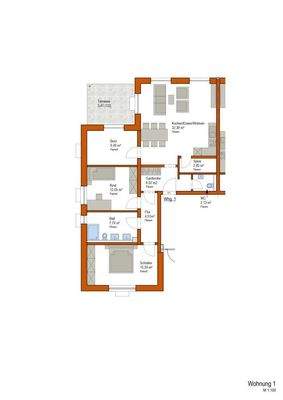 Grundriss Whg. 1