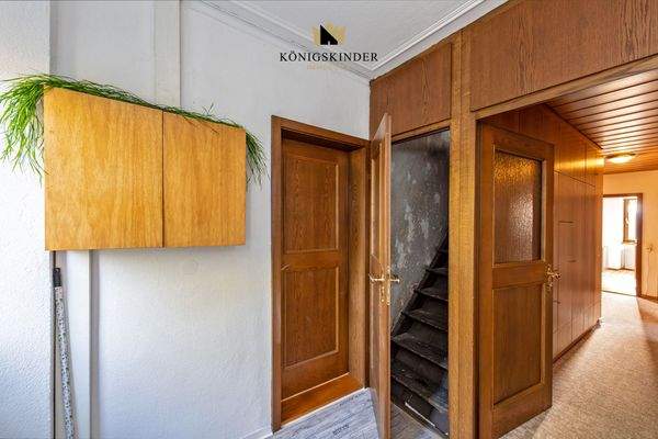 Aufgang zum Dachstuhl