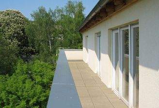 Dachterrasse zum Westen