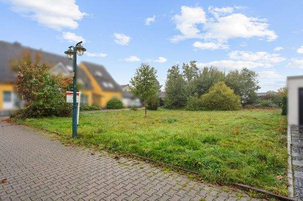 Hinteres Grundstück erschlossene Straße