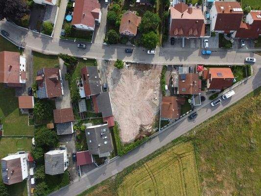 Drohnenaufnahme Grundstück