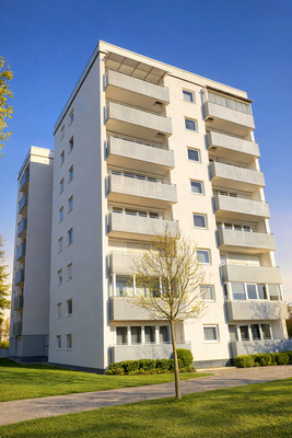 Objektansicht (1) Balkonseite 