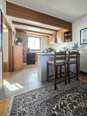 offene Küche mit Essbereich