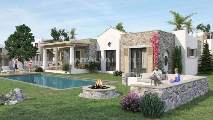 Houses with Private Pools and Sea Views in Bodrum Gumusluk