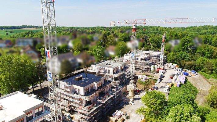 Drohnenaufnahme Häuser 1,2,3,4 und 5