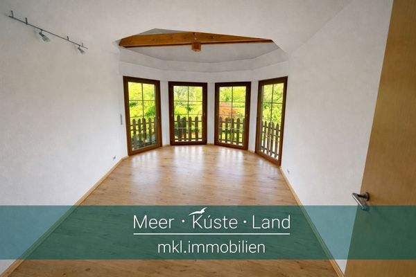 vom Obergeschoss einen fantstischen Blick in den Garten