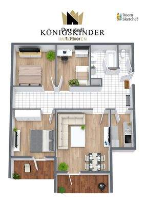 Grundriss 3 D