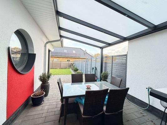 Überdachte Terrasse
