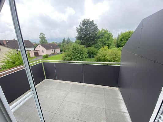 großzügiger Balkon