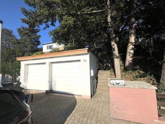 moderne Doppelgarage 