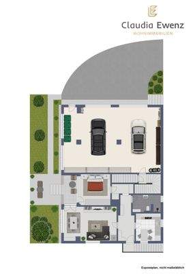 Grundriss ELW / Garage