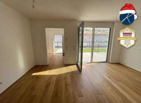 Blick aus der Wohnküche