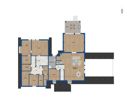 Grundriss Dachgeschoss