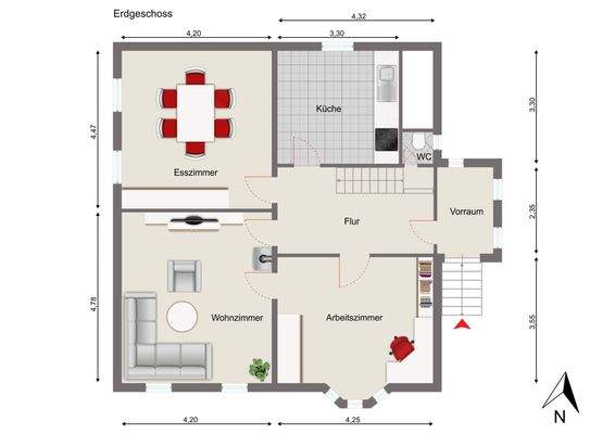 Grundriss Erdgeschoss