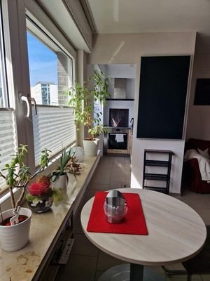 Wohn-/Schlafbereich Blick zur Küche