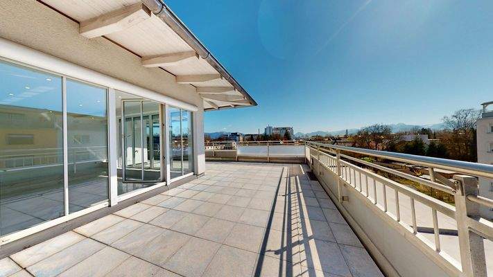 Dachterrasse Westseite