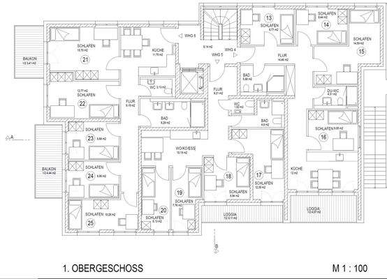 Umplanung - 1. Obergeschoss