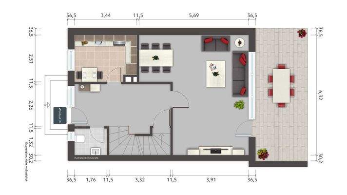 Grundriss Erdgeschoss