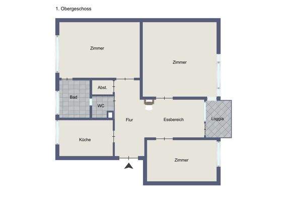 Grundriss-Illustration