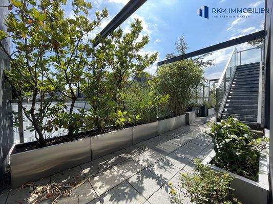 Zugang zu Dachterrasse