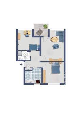 Beispielhafter Grundriss