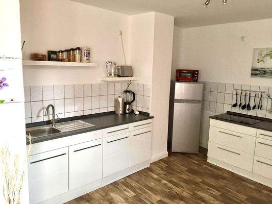 Die Küche im 1. Obergeschoss