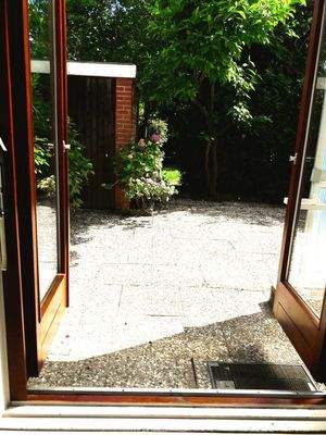 Blick auf die Terrasse